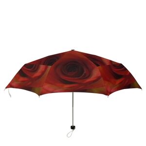 Elegant Red Rose Umbrella